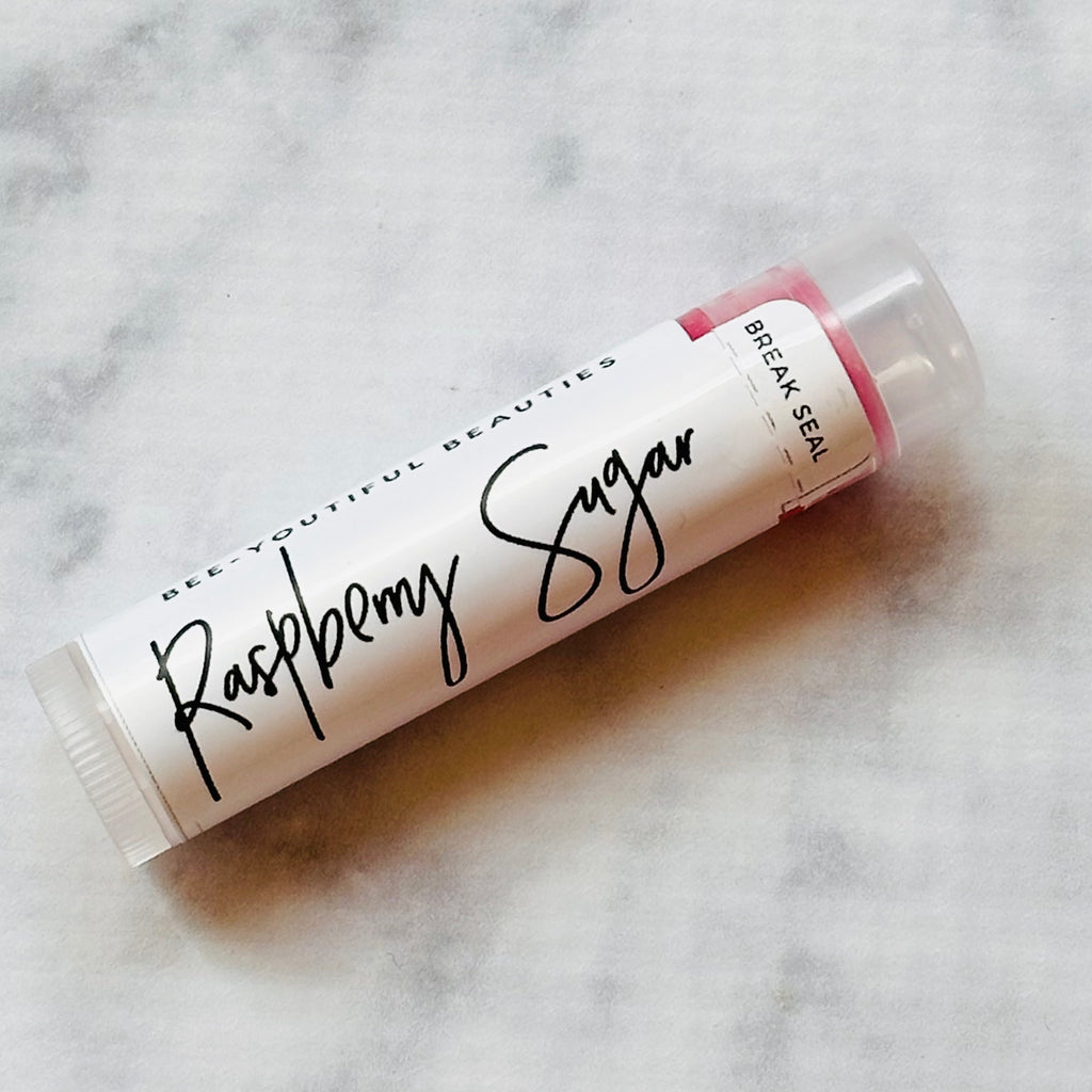 Raspberry Sugar Beeswax Lip Scrub