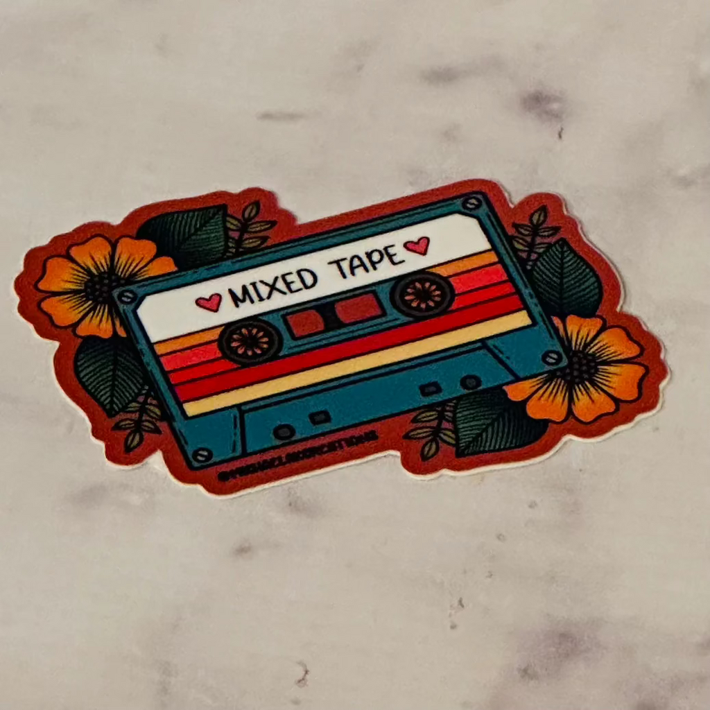 Mixed Tape Vinyl Sticker