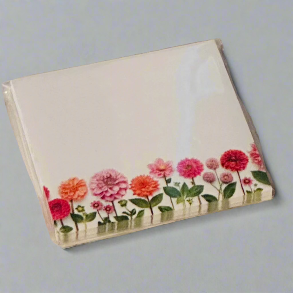 Floral Sticky Notes Pad