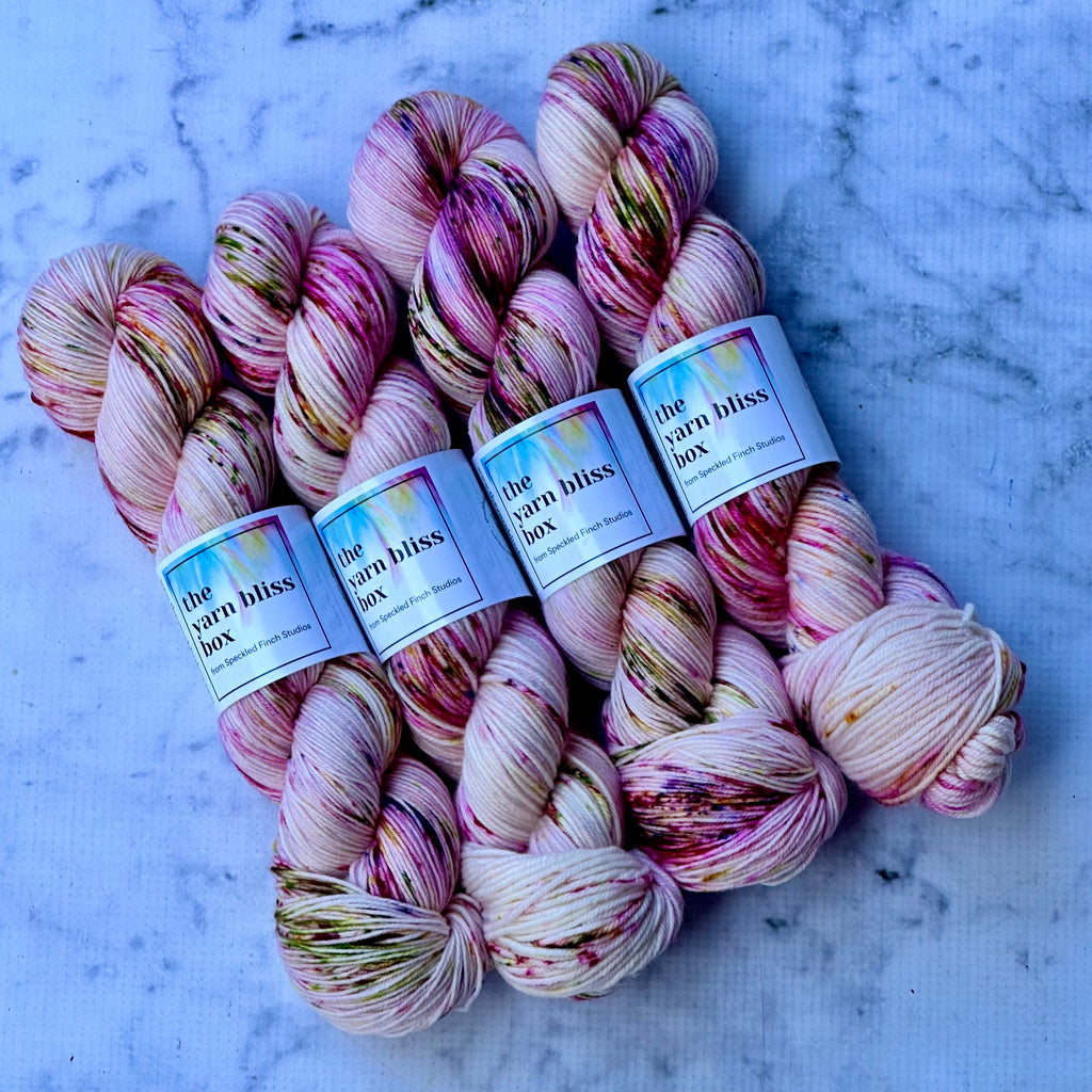 Yarn Bliss Box April 2025 (YARN ONLY) - How Does Your Garden Grow (speckled)
